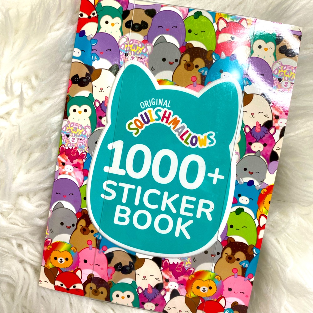 New Squishmallows 1000 piece sticker book